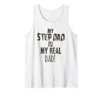 Regalo per la Festa del papà My Step-Dad is My Real Dad Canotta