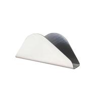 Regalo per la Festa del papà Porta tovaglioli 16,9 * 3,4 * 7,3 cm 1-3 Pezzi Porta tovaglioli in Acciaio Inossidabile(Silver,W:16.9*D:3.4*H:7.3cm 2pcs)
