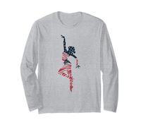 Regalo per la Festa della Danza Nazionale degli Stati Uniti, per Donne e Ragazze, Mamma e Moglie Maglia a Manica