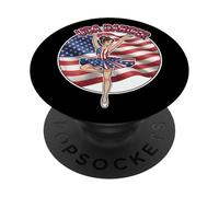 Regalo per la festa della danza nazionale degli Stati Uniti, per donne e ragazze, mamma e moglie PopSockets PopGrip Adesivo