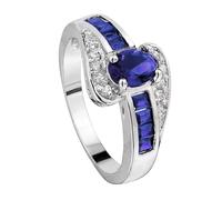 Regalo per la festa della mamma, anello in argento per donne, anello di fidanzamento per donne, anniversario, matrimonio, anello di promessa, 11, lega di alluminio, Nessuna pietra preziosa