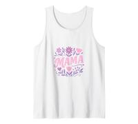 Regalo per la Festa della Mamma con Scritta in Inglese Mama Heart Love Canotta