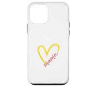 Regalo per la festa della mamma con scritta in inglese "Mama Heart Love Custodia per iPhone 12 mini