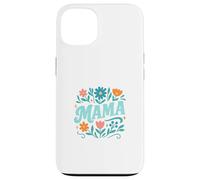 Regalo per la festa della mamma con scritta in inglese "Mama Heart Love Custodia per iPhone 13