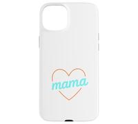 Regalo per la festa della mamma con scritta in inglese "Mama Heart Love Custodia per iPhone 15 Plus