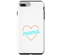 Regalo per la festa della mamma con scritta in inglese "Mama Heart Love Custodia per iPhone 7 Plus/8 Plus