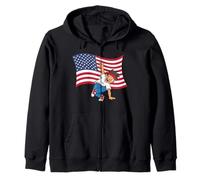 Regalo per la Giornata Nazionale della Danza degli Stati Uniti, per Uomini, Ragazzi, Felpa con Cappuccio