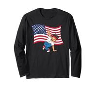 Regalo per la Giornata Nazionale della Danza degli Stati Uniti, per Uomini, Ragazzi, Maglia a Manica