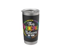 Regalo per la leadership scolastica "This Principal Believes In You" Bicchiere termico in acciaio inox doppia parete
