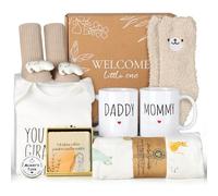 Regalo per la mamma da donna, 9 pezzi, regali di gravidanza per la mamma in attesa, simpatici regali per i nuovi genitori regali per coppie con mamma e papà tazze per rivelare il sesso baby shower per