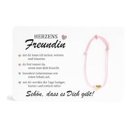 Regalo per la migliore amica - Personale & amorevole per la fidanzata del cuore o la persona amata - idea di compleanno, come piccola attenzione, ringraziamento o presente dell'amicizia per le donne