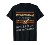Regalo per la pensione programmazione informatica Maglietta