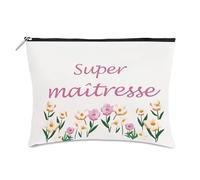 Regalo per la scuola di fine anno,Grazie per la padrona regalo,Regali Atsem Materna,Regali per la padrona di Natale,Grazie Per avermi aiutato a crescere,Borsa cosmetica