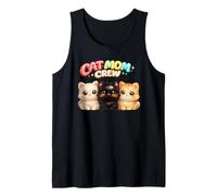 Regalo per l'amante dei Tre Gattini di Cat Mom Crew Multi Canotta