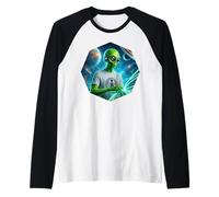 Regalo per l'amministrazione dei Cavi dell'ingegnere di Rete Alieno Maglia con Maniche Raglan