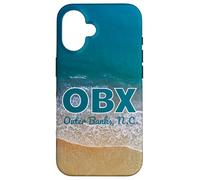 Regalo per le vacanze sulla spiaggia nell'oceano della Carolina del Nord OBX Outer Banks NC Custodia per iPhone 16