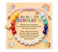 Regalo per l'inizio della scuola, braccialetto con angelo custode, per | Braccialetto portafortuna per l'inizio della scuola, regalo per l'inizio della scuola, regalo per l'inizio della scuola