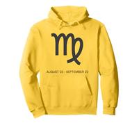 Regalo per l'oroscopo del Design dello Zodiaco del Simbolo dell'astrologia della Vergine Felpa con Cappuccio