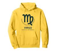 Regalo per l'oroscopo del Design dello Zodiaco del Simbolo dell'astrologia della Vergine Felpa con Cappuccio