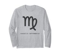 Regalo per l'oroscopo del Design dello Zodiaco del Simbolo dell'astrologia della Vergine Maglia a Manica