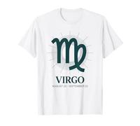 Regalo per l'oroscopo del Design dello Zodiaco del Simbolo dell'astrologia della Vergine Maglietta