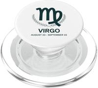 Regalo per l'oroscopo del design dello zodiaco del simbolo dell'astrologia della Vergine PopSockets PopGrip per MagSafe
