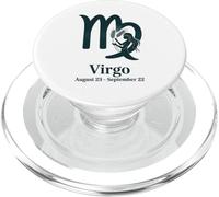 Regalo per l'oroscopo del design dello zodiaco del simbolo dell'astrologia della Vergine PopSockets PopGrip per MagSafe