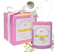 Regalo per mamma - originale - regalo di Natale mamma - candela festa delle meres- regalo compleanno mamma - candela Gioielli:confezione regalo candela con una collana argento 925