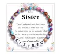 Regalo per moglie, sorella, figlia, nipote, nipote, braccialetto da donna, gioielli regalo per donne adolescenti per Natale, San Valentino, festa della mamma compleanno, Pietra