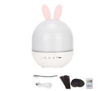 Regalo per neonati dal design carino, proiettore di luce notturna con rumore bianco e suoni rilassanti, telecomando wireless ricaricabile per la