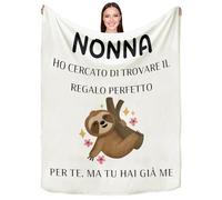 Regalo Per Nonna, Regali Per La Nonna Regali Per Nonna Compleanno Coperta Divano Flanella 50×60 Pollici Festa Della Nonna Idee Regalo Per Nonna Natale Regali Festa Dei Nonni Regalo Nonni Festa