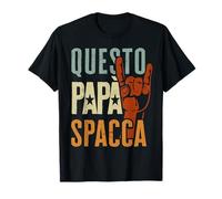 Regalo per Papà Compleanno Festa del Papà Dad Rocks Maglietta