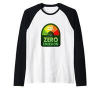 Regalo per Proprietario a emissioni Zero, Auto elettrica, Guida Il Futuro Maglia con Maniche Raglan