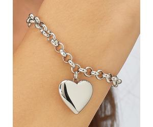 Regalo per Sorella Bracciale Cuore Acciaio Sagapo SSE19 S'agapo