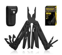 Regalo per Uomini, Raxco 15-in-1 Multitool Pinza con Borsa in Nylon, Pinza Multifunzione Pieghevole in Acciaio Inox Multitool con Forbici, Apribottiglie e Cacciavite per Outdoor e Campeggio