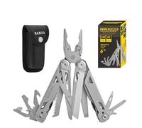 Regalo per Uomini, Raxco 15-in-1 Multitool Pinza con Borsa in Nylon, Pinza Multifunzione Pieghevole in Acciaio Inox Multitool con Forbici, Apribottiglie e Cacciavite per Outdoor e Campeggio
