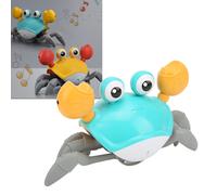 Regalo perfetto per bambini dai 3 anni in su: giocattolo interattivo a forma di granchio con musica, in plastica ABS sicura per migliorare l