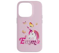 Regalo personalizzato nome Emma Custodia per iPhone 14 Pro