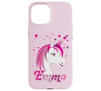 Regalo personalizzato nome Emma Custodia per iPhone 15