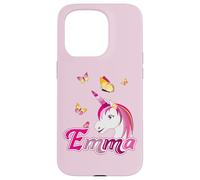 Regalo personalizzato nome Emma Custodia per iPhone 15 Pro