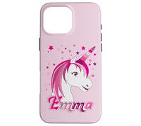 Regalo personalizzato nome Emma Custodia per iPhone 16 Pro Max