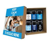 Regalo Personalizzato per la festa del papà. 6 lattine 0.33L Birra Artigianale con confezione personalizzata | Idea regalo originale per la festa del papà per il 19 marzo (Pilsner, Keep Calm And)
