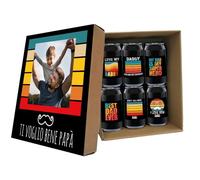 Regalo Personalizzato per la festa del papà. 6 lattine 0.33L Birra Artigianale con confezione personalizzata | Idea regalo originale per la festa del papà per il 19 marzo (Pilsner, Vintage)