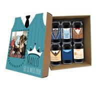 Regalo Personalizzato per la festa del papà. 6 lattine 0.33L Birra Artigianale con confezione personalizzata | Idea regalo originale per la festa del papà per il 19 marzo (Amber Ale, Wearing)