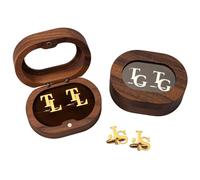 Regalo Personalizzato Per La Proposta Ai Testimoni Dello Sposo - Gemelli Incisi Per Il Corteo Nuziale Maschile, Accessori Personalizzati Per Smoking Per Testimoni E Uscieri, Gemelli Con Monogramma