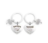 Regalo Portachiavi Festa Dei Nonni, Regalo per i Nonni dai Nipoti, Originali Idee Regali per Nonno e Nonna Compleanno Natale Capodanno Pasqua Festa Del Papà e Della Mamma, Regali Natale Nonno e Nonna