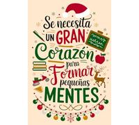 Regalo Profesora Navidad: 100 Frases para Sonreír: Un cuaderno lleno de pensamientos positivos que aportan luz a cada día y son perfectos para regalar a tus seres queridos.