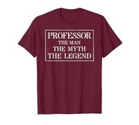 Regalo Professor Maglietta, Uomo, Bordeaux, XXL