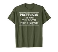 Regalo Professor Maglietta, Uomo, Oliva, XXL