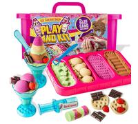 Regalo Ragazza Kit Sabbia di Colori per Bambini Gelateria di Sabbia Cinetica Fai